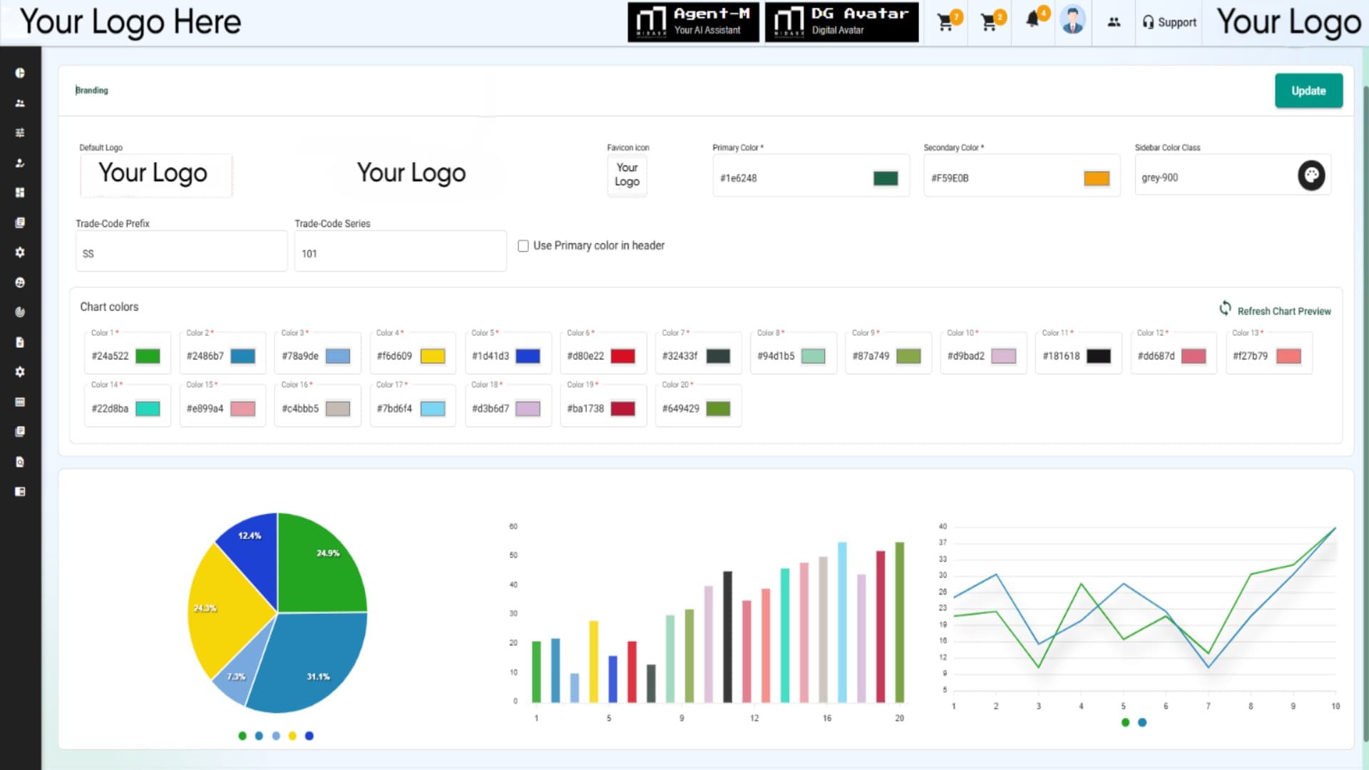 White Labelling + Mobile App Midasx Growth Feature